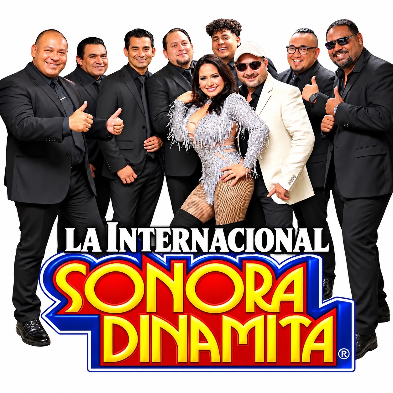 Original group photograph of La Internacional Sonora Dinamita