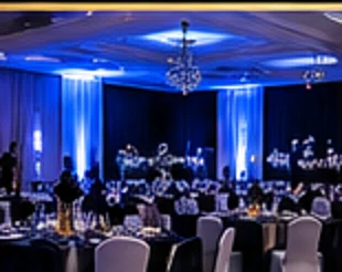 Illustrative corporate event room