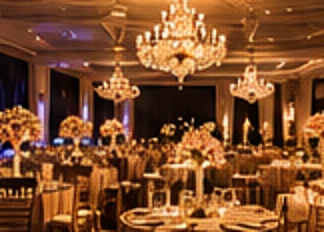 Illustrative venue sourcing event scene